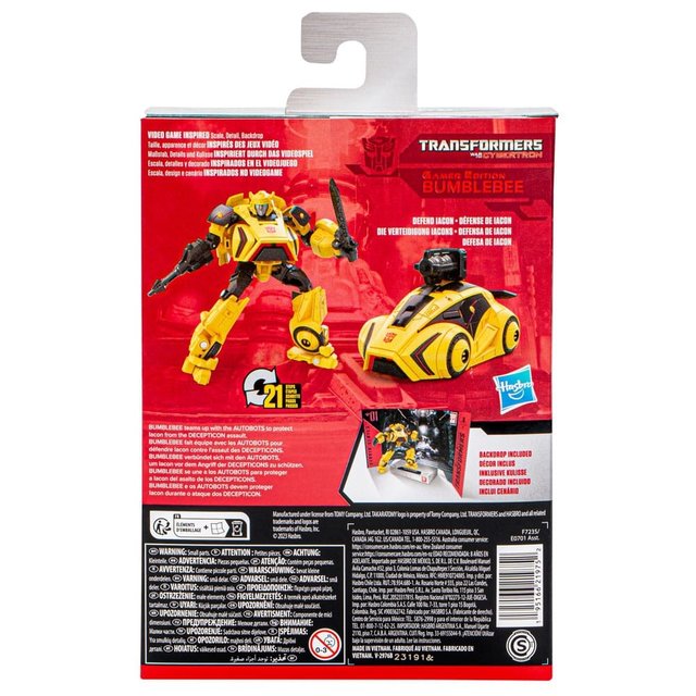 Transformers Generations Studio Series Deluxe Class Gamer Edition Bumblebee 11cm