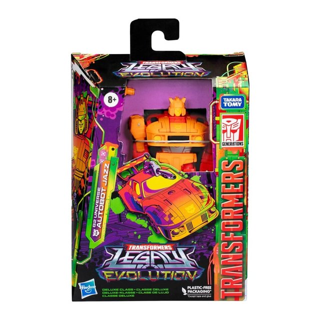 Transformers Generations Legacy Evolution Deluxe Class Action Figure G2 Universe Autobot Jazz 14cm