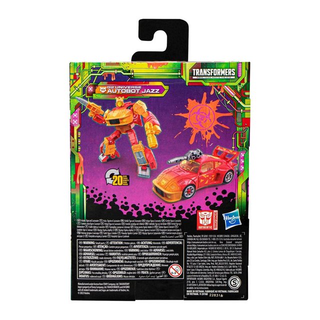 Transformers Generations Legacy Evolution Deluxe Class Action Figure G2 Universe Autobot Jazz 14cm