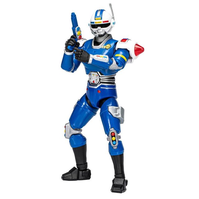 Power Rangers Lightning Collection Action Figure Turbo Blue Senturion 15cm