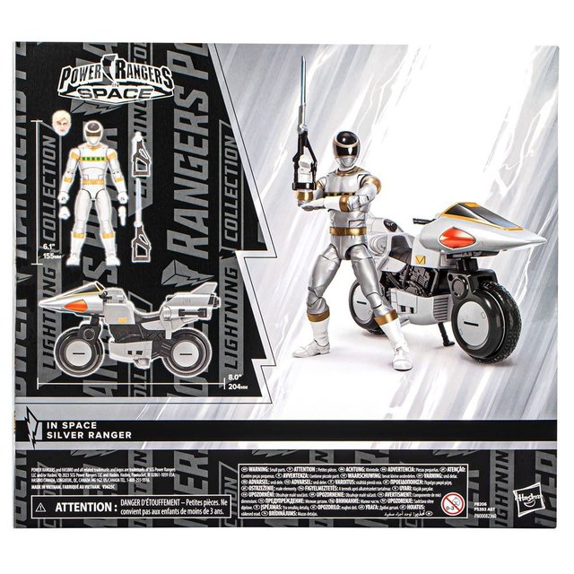 Power Rangers Lightning Collection Action Figure In Space Silver Ranger 15cm Power Rangers Lightning Collection Action Figure In Space Silver Ranger 15cm