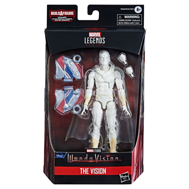 WandaVision Marvel Legends Action Figure Captain America (Flight Gear) BAF: The Vision 15cm