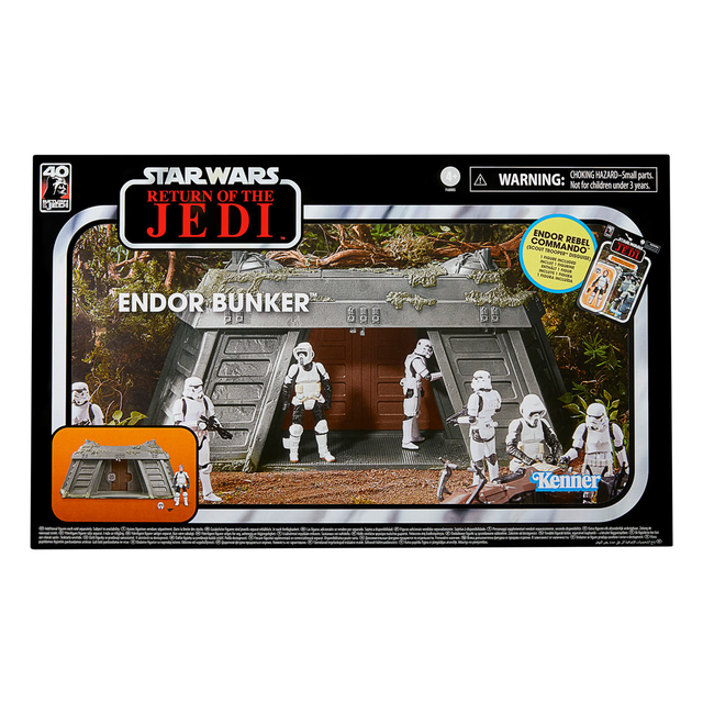 Star Wars Episode VI Vintage Collection Playset Endor Bunker with Endor Rebel Commando (Scout Trooper Disguise) Star Wars Episode VI Vintage Collection Playset Endor Bunker with Endor Rebel Commando (Scout Trooper Disguise)