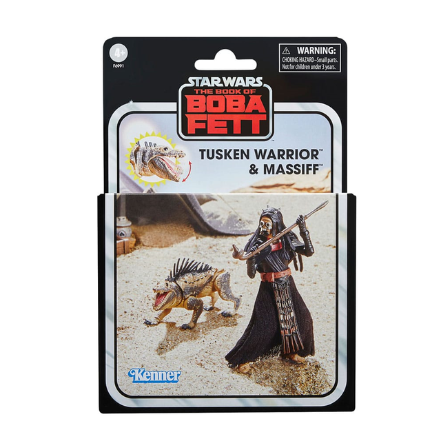 Star Wars: The Book of Boba Fett Vintage Collection Action Figures Tusken Warrior & Massiff 10cm