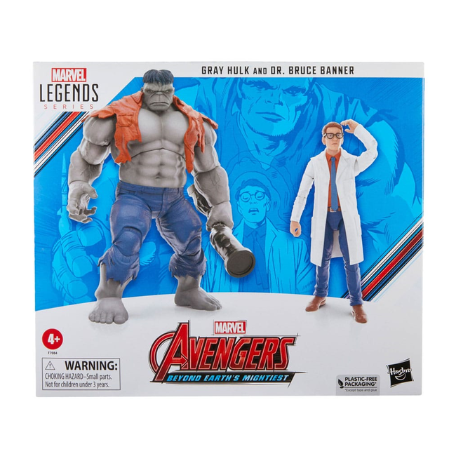 Avengers Marvel Legends Action Figures Gray Hulk & Dr. Bruce Banner 15cm