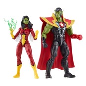 Avengers Marvel Legends Action Figures Skrull Queen & Super-Skrull 15cm
