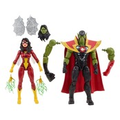 Avengers Marvel Legends Action Figures Skrull Queen & Super-Skrull 15cm