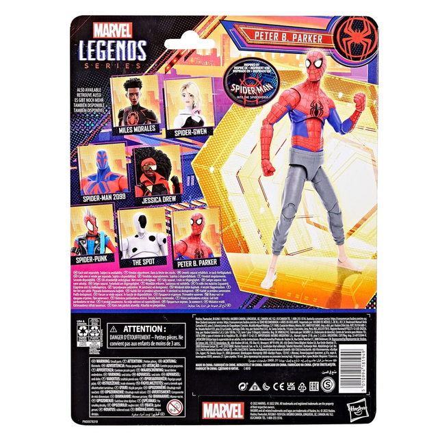 Spider-Man: Across the Spider-Verse Marvel Legends Action Figure Peter B. Parker 15cm