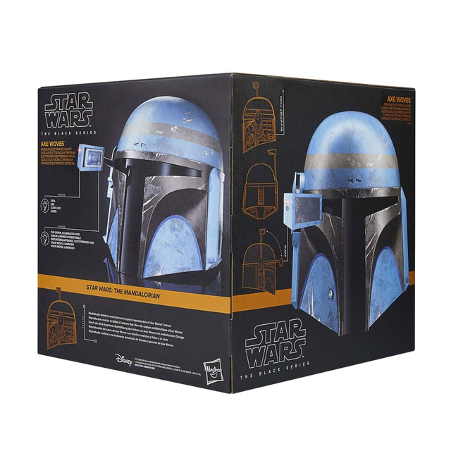 Star Wars: The Mandalorian Black Series Electronic Helmet Axe Woves Star Wars: The Mandalorian Black Series Electronic Helmet Axe Woves