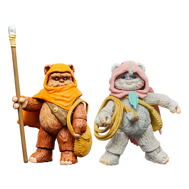 Star Wars: Ewoks Vintage Collection Action Figures Wicket W Warrick & Kneesaa 10cm Star Wars: Ewoks Vintage Collection Action Figures Wicket W Warrick & Kneesaa 10cm
