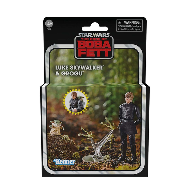 Star Wars: The Book of Boba Fett Vintage Collection Action Figures Luke Skywalker & Grogu 10cm