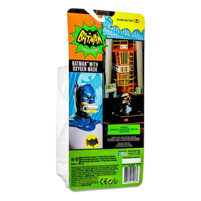 DC Retro Action Figure Batman 66 Batman with Oxygen Mask 15cm