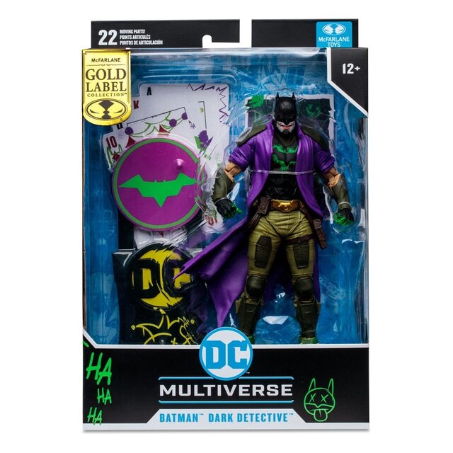 DC Multiverse Batman Dark Detective (Future State) (Jokerized) (Gold Label) 18cm