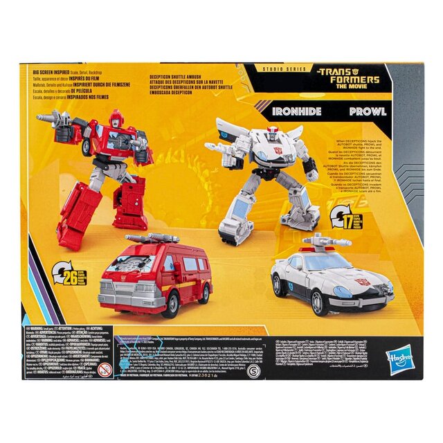 Transformers Buzzworthy Bumblebee 2-pack 24BB Ironhide (Voyager Class) & 86-20BB Prowl Transformers Buzzworthy Bumblebee 2-pack 24BB Ironhide (Voyager Class) & 86-20BB Prowl
