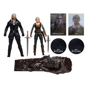 The Witcher Action Figure Geralt and Ciri (Netflix Season 3) 18cm The Witcher Action Figure Geralt and Ciri (Netflix Season 3) 18cm