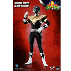 Power Rangers FigZero Dragon Shield Black Ranger