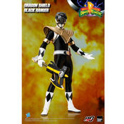 Mighty Morphin Power Rangers FigZero Action Figure 1/6 Dragon Shield Black Ranger 30cm