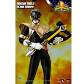 Mighty Morphin Power Rangers FigZero Action Figure 1/6 Dragon Shield Black Ranger 30cm