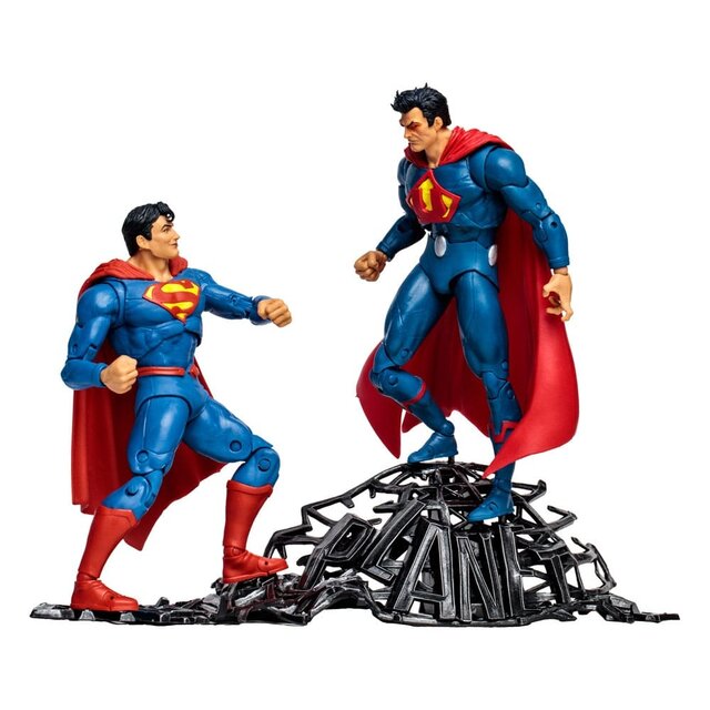 McFarlane Superman vs Superman of Earth-3 (Gold Label) 18cm