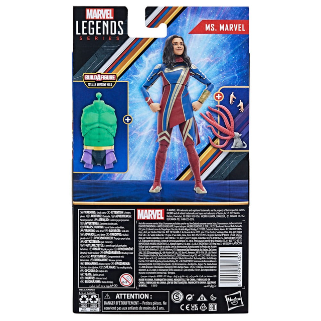 Marvel Legends Ms. Marvel (BAF: Totally Awesome Hulk) 15cm