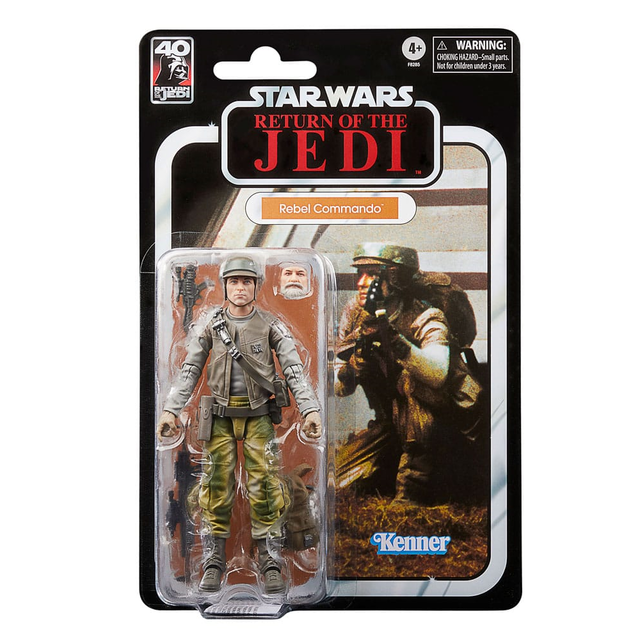Star Wars Episode VI 40th Anniversary Black Series Rebel Commando 15cm