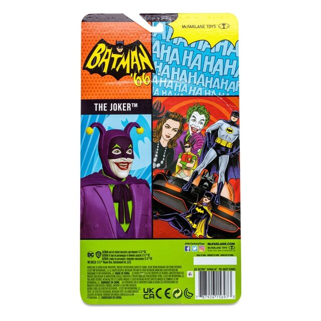 DC Retro Action Figure Batman 66 The Joker (Comic) 15cm DC Retro Action Figure Batman 66 The Joker (Comic) 15cm