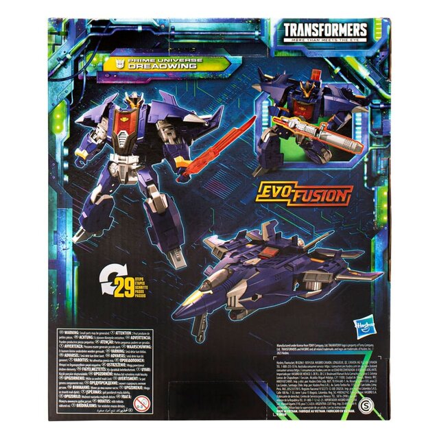 Transformers Generations Legacy Evolution Leader Class Prime Universe Dreadwing 18cm