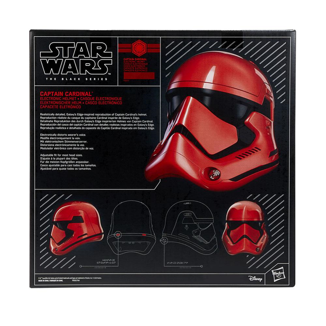 Star Wars Galaxy's Edge Black Series Electronic Helmet Captain Cardinal