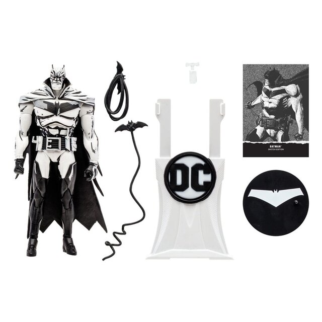 DC Multiverse Sketch Edition Batman (Batman: White Knight) (Gold Label) 18cm