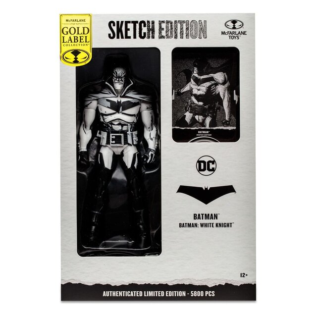 DC Multiverse Sketch Edition Batman (Batman: White Knight) (Gold Label) 18cm