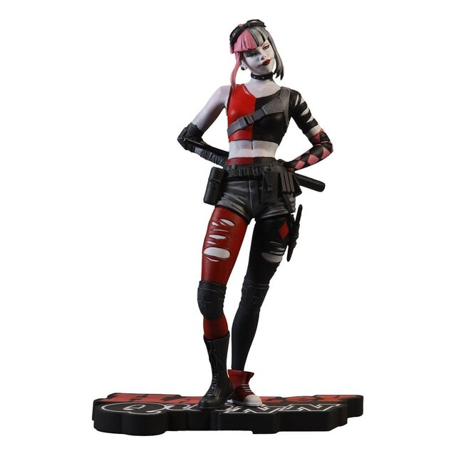 DC Direct Resin Statue Harley Quinn: Red White & Black by Simone Di Meo 17cm