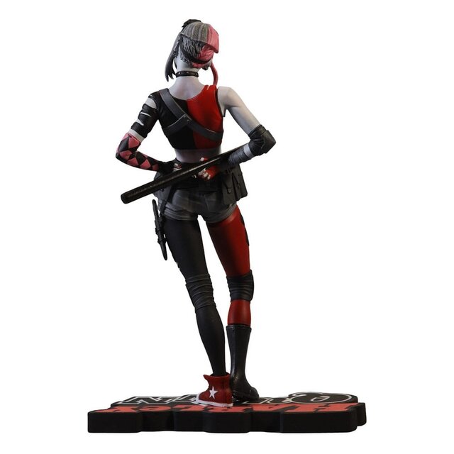 DC Direct Resin Statue Harley Quinn: Red White & Black by Simone Di Meo 17cm
