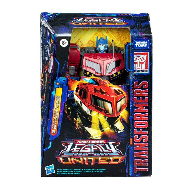 Transformers Generations Legacy United Voyager Class Animated Universe Optimus Prime 18cm Transformers Generations Legacy United Voyager Class Animated Universe Optimus Prime 18cm