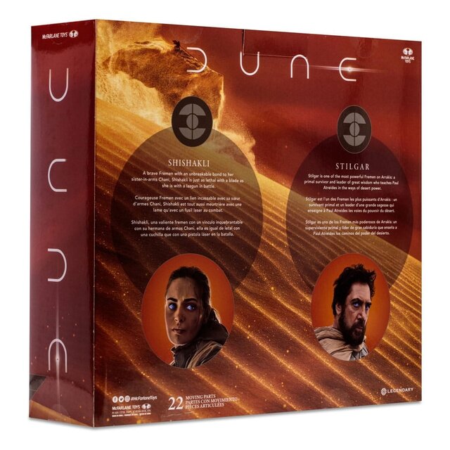 Dune: Part Two Action Figure 2-Pack Stilgar & Shishakli (Gold Label) 18cm