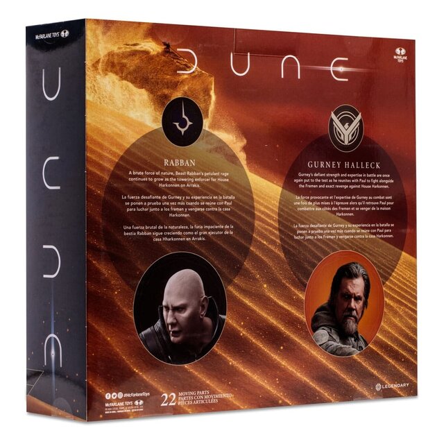 Dune: Part Two Action Figure 2-Pack Gurney Halleck & Rabban 18cm Dune: Part Two Action Figure 2-Pack Gurney Halleck & Rabban 18cm
