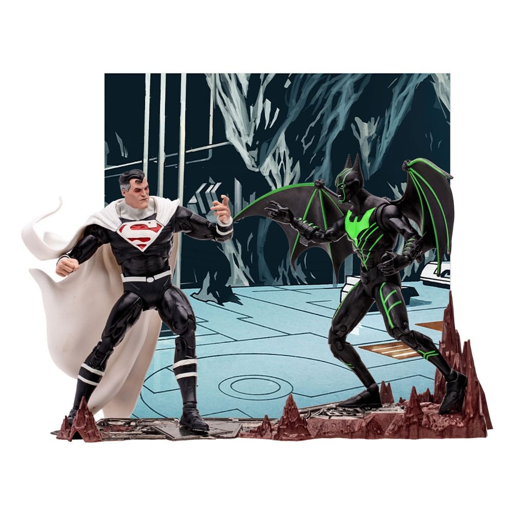 McFarlane Batman Beyond Vs Justice Lord Superman 18cm afbeelding