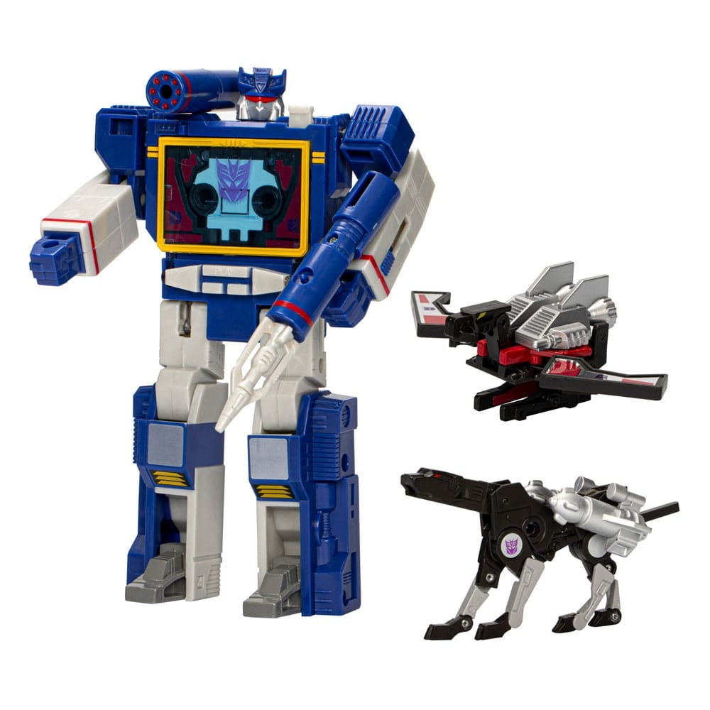 Hasbro Transformers Retro G1 Soundwave with Laserbeak & Ravage afbeelding