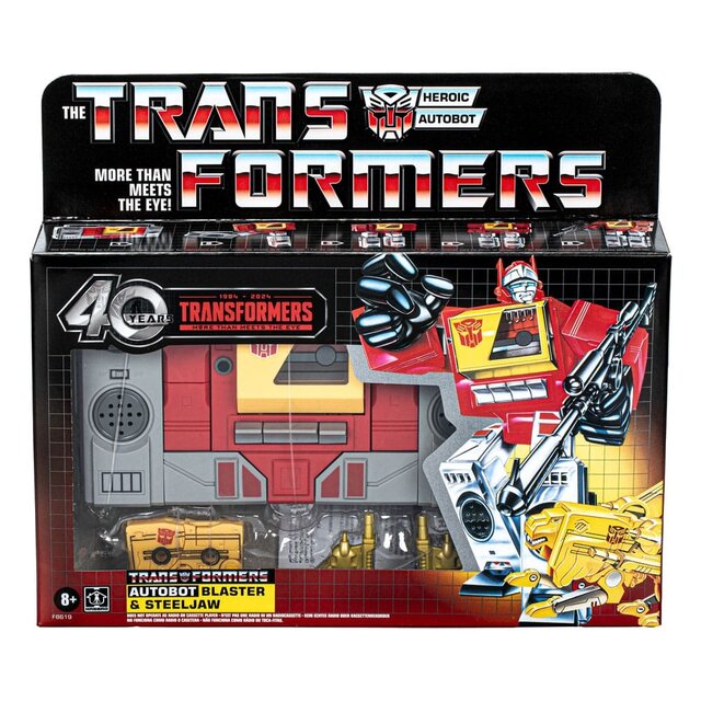 The Transformers Retro G1 Autobot Blaster & Steeljaw 18cm