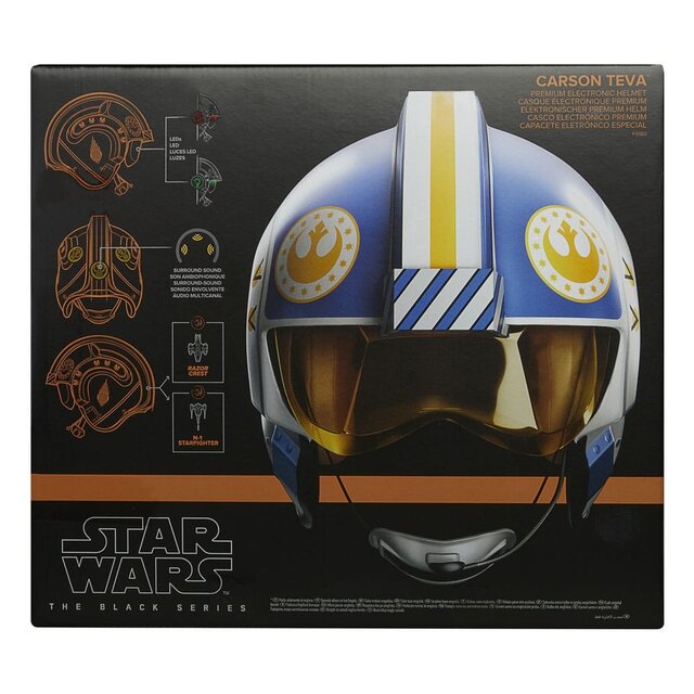 Star Wars: The Mandalorian Black Series Electronic Helmet Carson Teva Star Wars: The Mandalorian Black Series Electronic Helmet Carson Teva