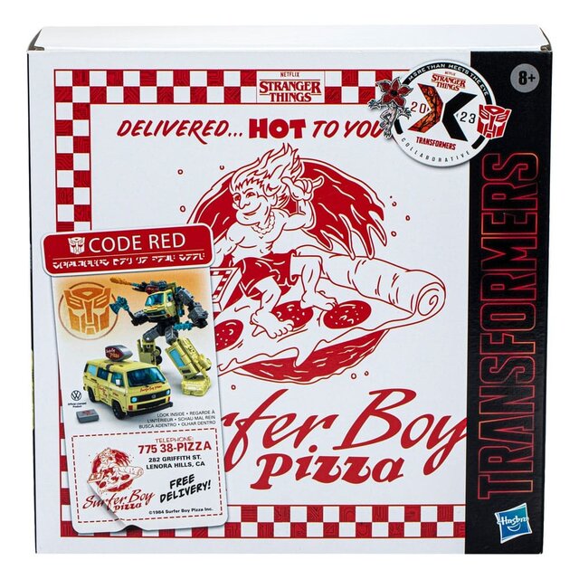 Stranger Things x Transformers Action Figure Code Red 15cm Stranger Things x Transformers Action Figure Code Red 15cm