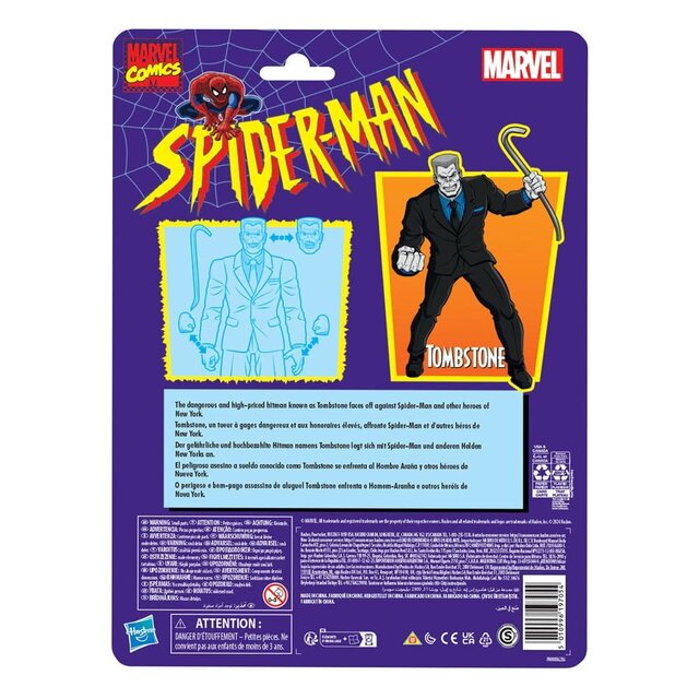 Spider-Man Comics Marvel Legends Action Figure Tombstone 15cm Spider-Man Comics Marvel Legends Action Figure Tombstone 15cm