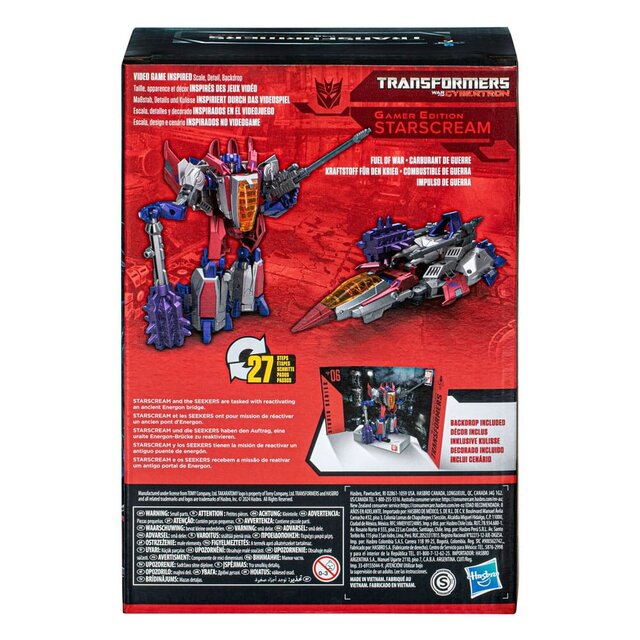 Transformers Generations Studio Series Voyager Class Gamer Edition 06 Starscream 16cm