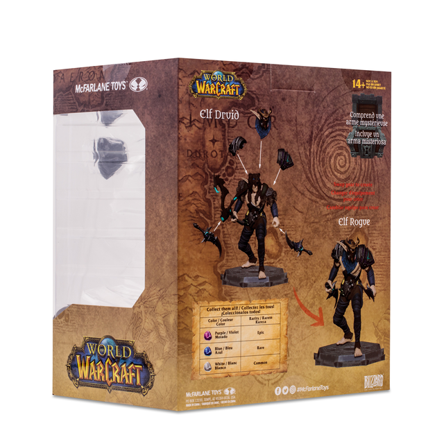 World of Warcraft Elf Druid & Elf Rogue (Rare) 15cm