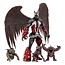 McFarlane McFarlane King Spawn with Wings and Minions MegaFig 30cm