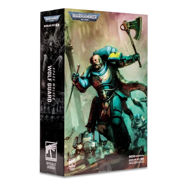 Warhammer 40k Action Figure Space Wolves Wolf Guard 18cm Warhammer 40k Action Figure Space Wolves Wolf Guard 18cm