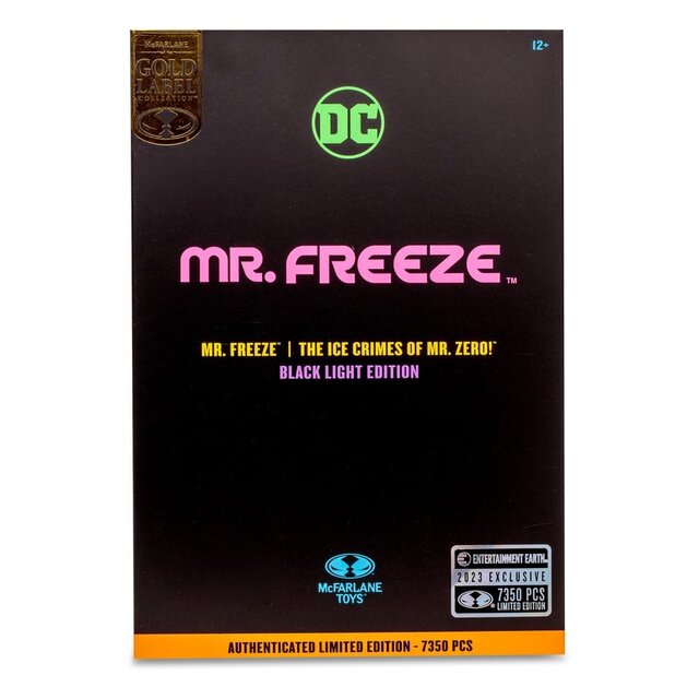 DC Multiverse Mr. Freeze (Black Light) (Gold Label) 18cm DC Multiverse Mr. Freeze (Black Light) (Gold Label) 18cm