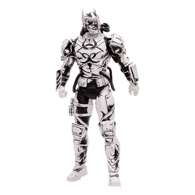 DC Multiverse Action Figure Hazmat Suit Batman (Line Art) (Gold Label) 18cm