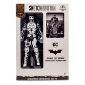 DC Multiverse Action Figure Hazmat Suit Batman (Line Art) (Gold Label) 18cm