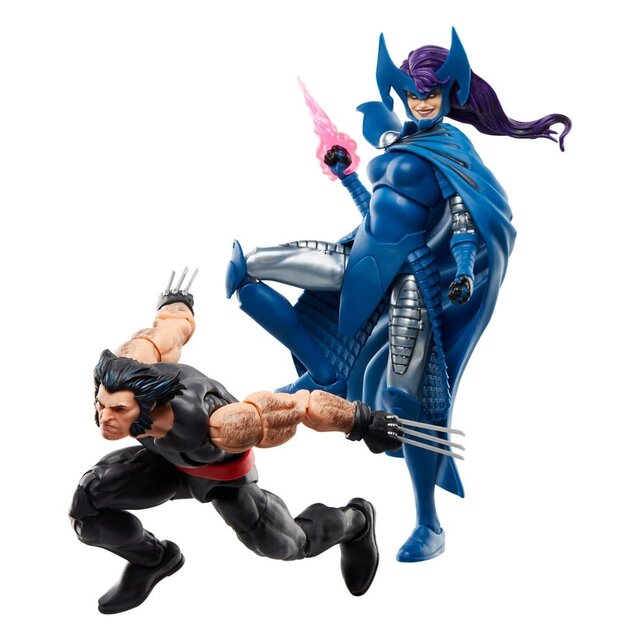 Wolverine 50th Anniversary Marvel Legends Action Figure 2-Pack Wolverine & Psylocke 15cm Wolverine 50th Anniversary Marvel Legends Action Figure 2-Pack Wolverine & Psylocke 15cm