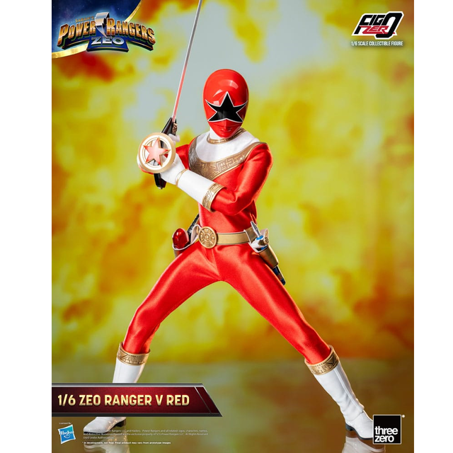 Power Rangers Zeo FigZero 1/6 Ranger V Red 30cm